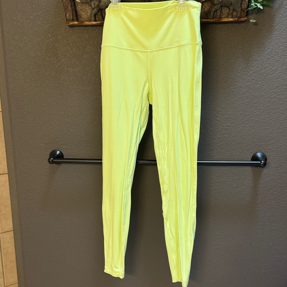 lululemon athletica Neon Yellow Leggings